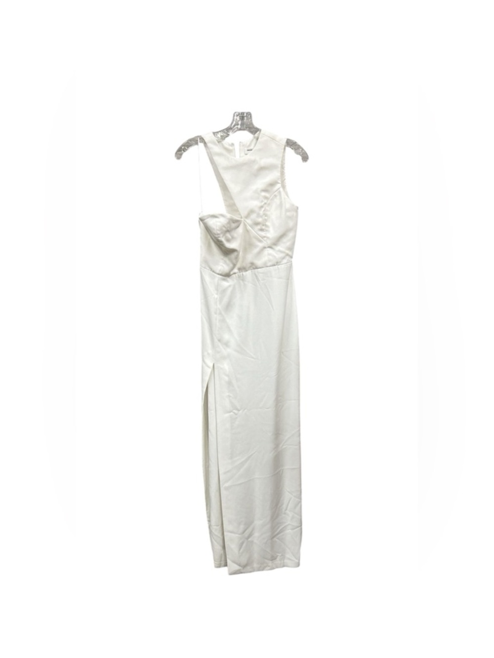 Amanda Uprichard v REVOLVE Gilda Gown Ivory one shoulder Graduation Bridal M - Picture 5 of 10